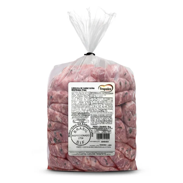 Linguiça de porco fina 5kg