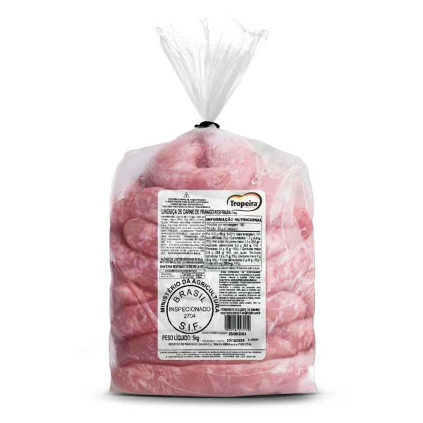 Linguiça de frango fina